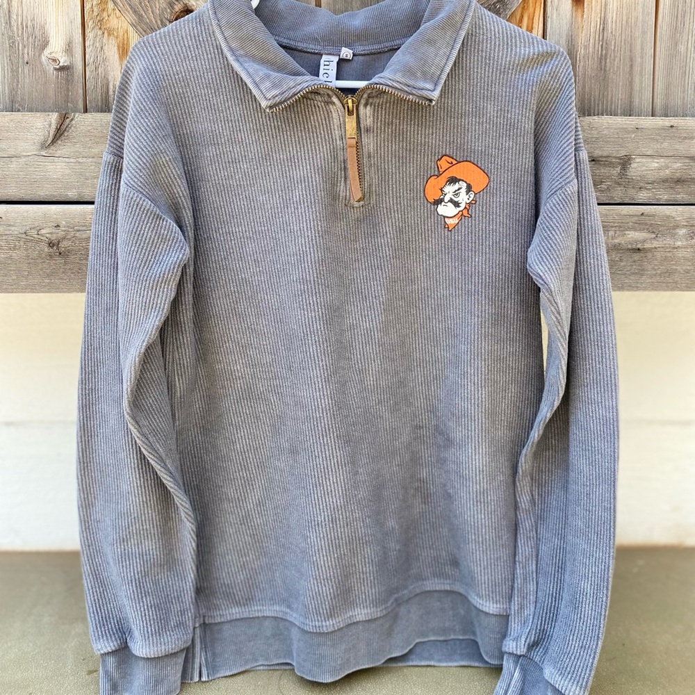 Oklahoma State Pistol Pete 1/4 zip